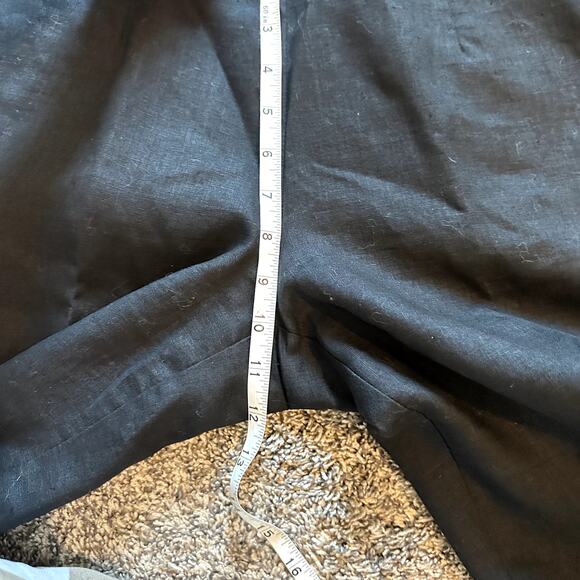 SARA ISABELLA Irish Linen Embroidered Pants Size 6 Art to Wear Eclectic Classic - Picture 8 of 11